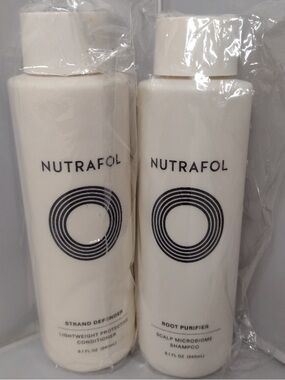 Nutrafol Root Purifier Shampoo Strand Defender Conditioner 8.1 Oz